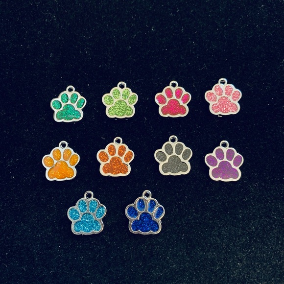 Pet Memorial “Forever in my heart” necklace with crystal paw print charm - Picture 7 of 7